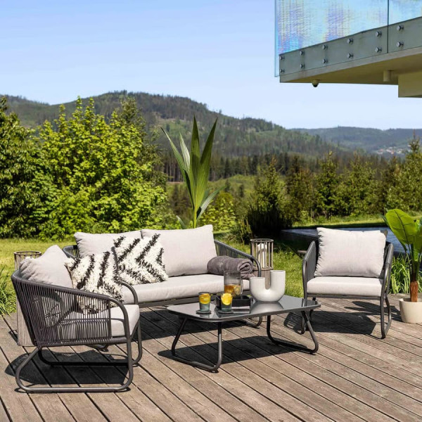 Комплект садовой мебели Di Volio Paso Серый-1