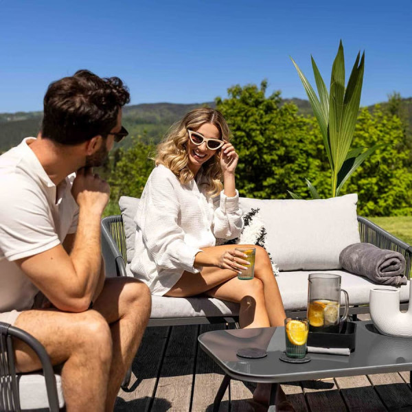 Комплект садовой мебели Di Volio Paso Серый-6