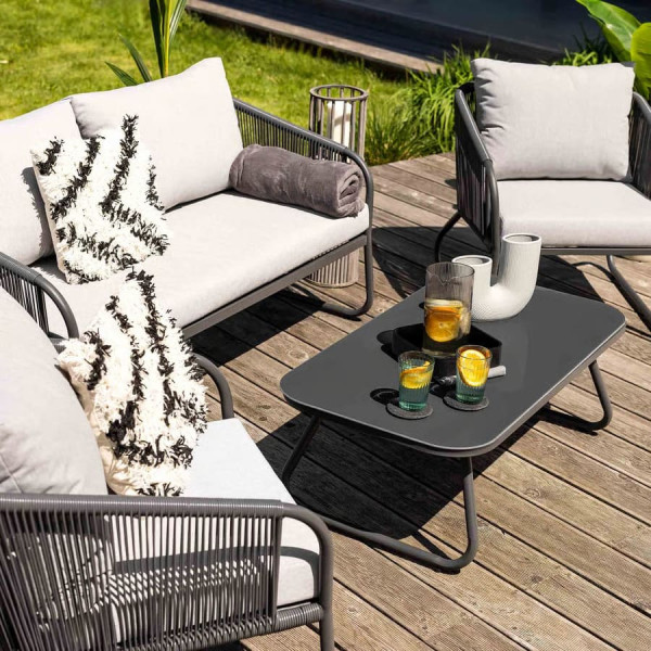 Комплект садовой мебели Di Volio Paso Серый-4