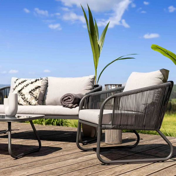 Комплект садовой мебели Di Volio Paso Серый-5