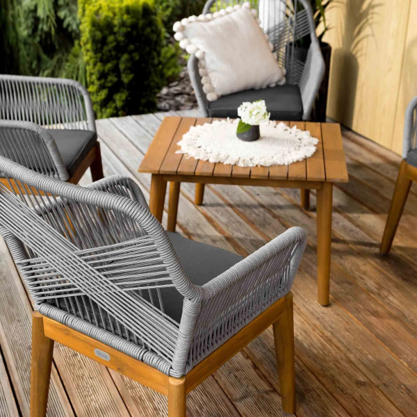 Комплект садовой мебели Di Volio Piago Серый/графит-5