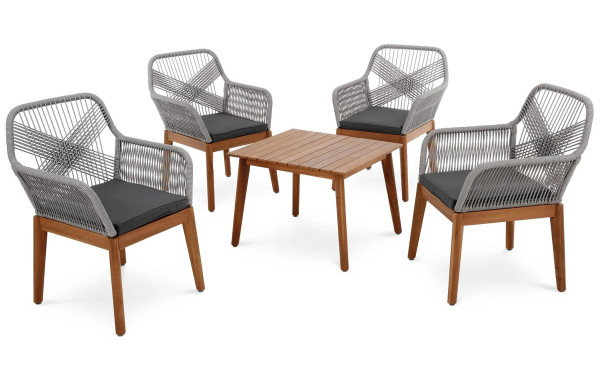 Комплект садовой мебели Di Volio Piago Серый/графит-9