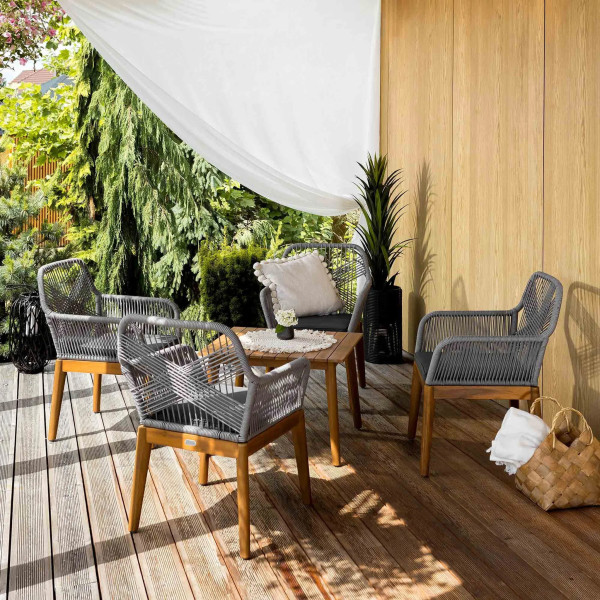 Комплект садовой мебели Di Volio Piago Серый/графит-3