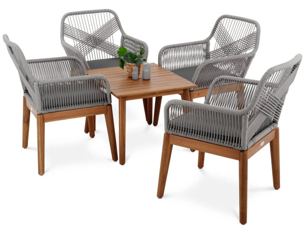 Комплект садовой мебели Di Volio Piago Серый/графит-11