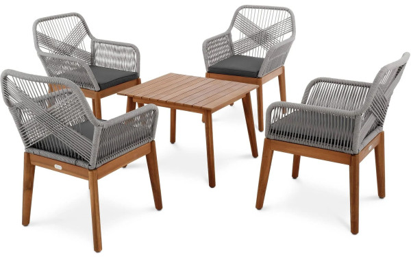 Комплект садовой мебели Di Volio Piago Серый/графит-10