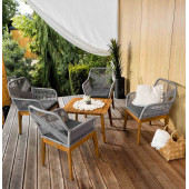 Комплект садовой мебели Di Volio Piago Серый/графит