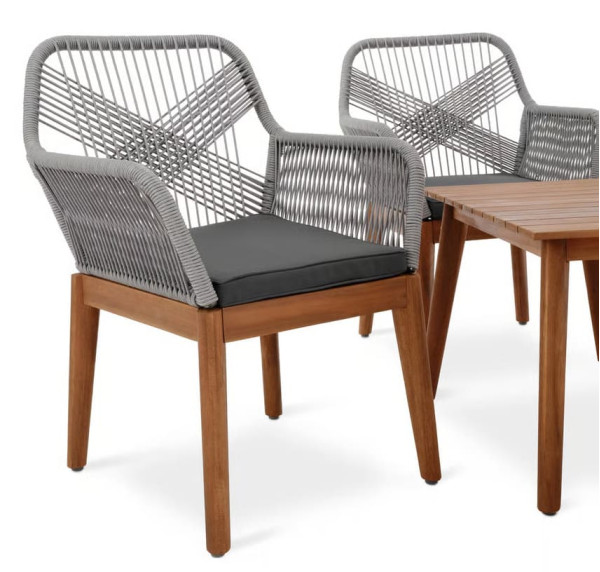 Комплект садових меблів Di Volio Piago Сірий/графіт-8