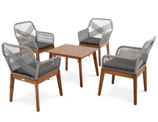 Комплект садових меблів Di Volio Piago Сірий/графіт-7