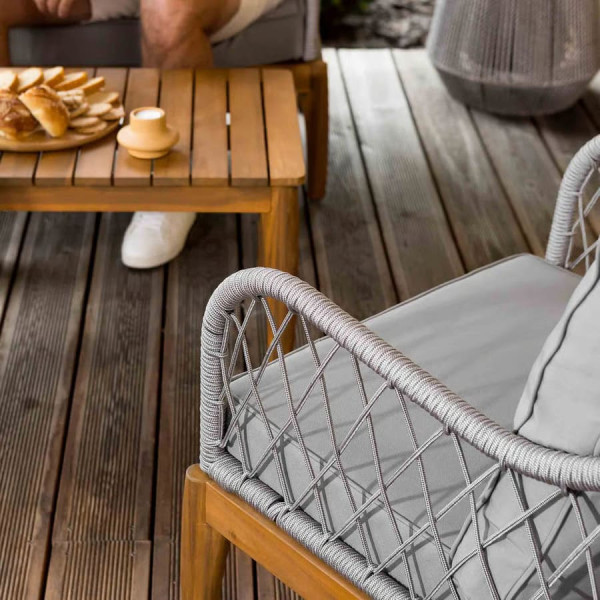 Комплект садовой мебели Di Volio Ragio Серый-3