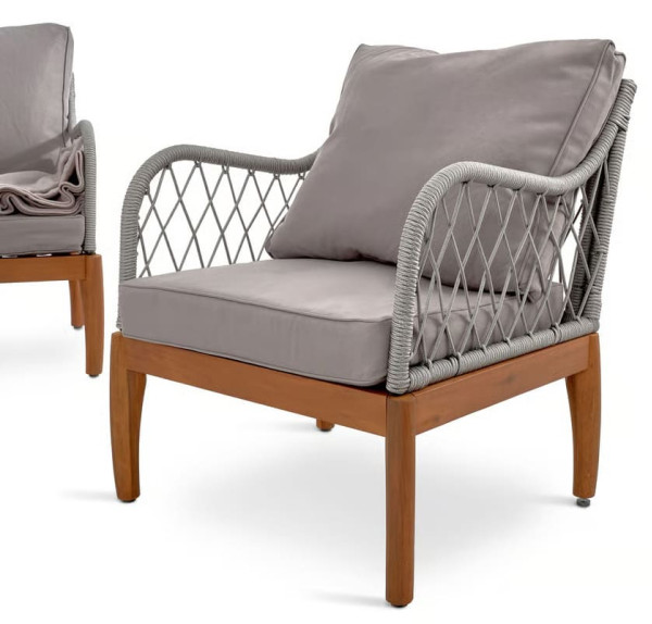 Комплект садовой мебели Di Volio Ragio Серый-7