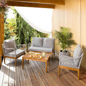 Комплект садових меблів Di Volio Ragio Сірий