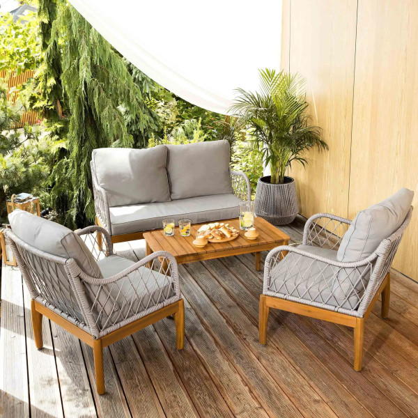 Комплект садовой мебели Di Volio Ragio Серый-1