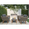 Комплект садових меблів Di Volio Riva Коричневий/сірий-0-thumb
