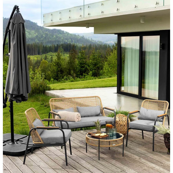 Комплект садових меблів Di Volio Salerno Бежевий-0