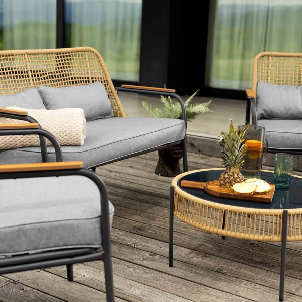 Комплект садових меблів Di Volio Salerno Бежевий-3