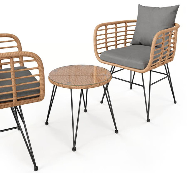 Комплект садовой мебели Di Volio Savio Бежевый-9