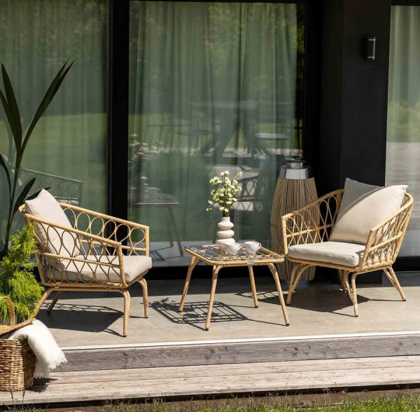 Комплект садових меблів Di Volio Savona Бежевий-0