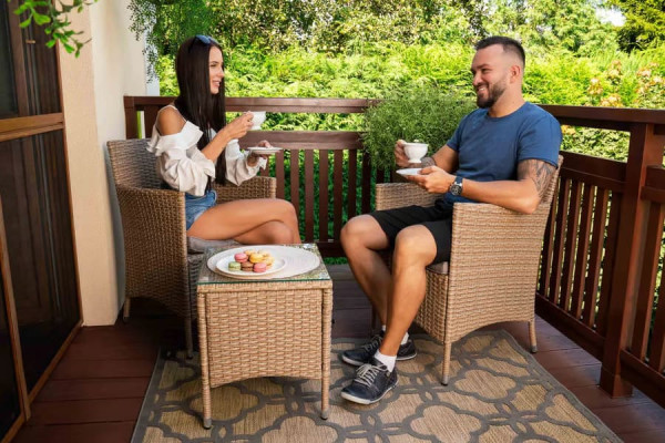 Комплект садових меблів Di Volio Siena Бежевий-1