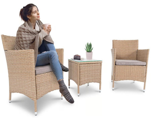 Комплект садових меблів Di Volio Siena Бежевий-3