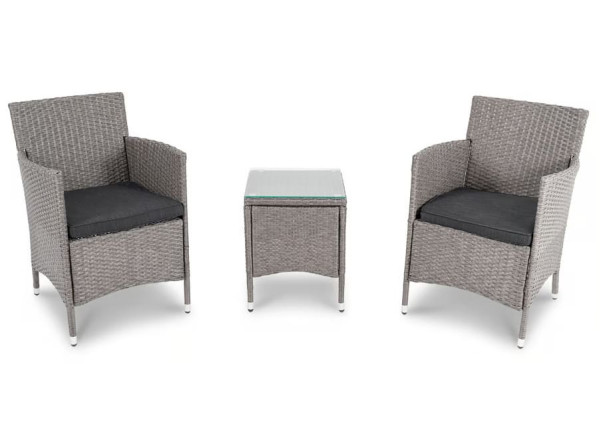 Комплект садових меблів Di Volio Siena Сірий-0