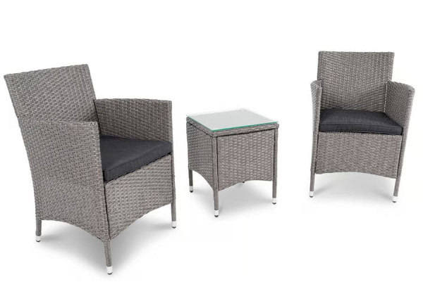 Комплект садових меблів Di Volio Siena Сірий-4