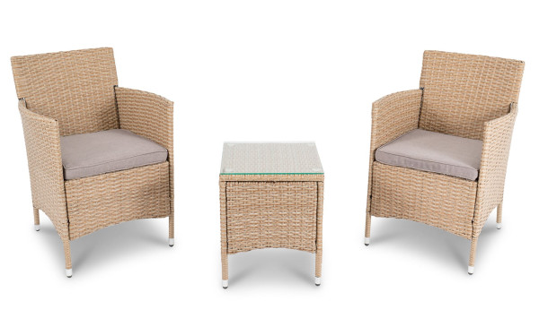 Комплект садових меблів Di Volio Siena Бежевий-4