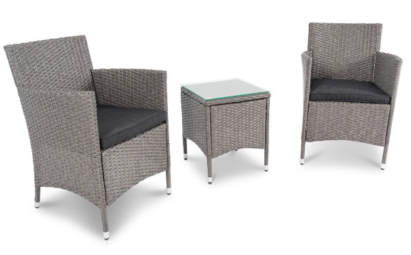 Комплект садових меблів Di Volio Siena Сірий-5