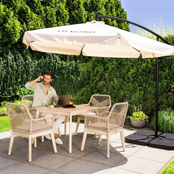 Комплект садовой мебели Di Volio Tarato Бежевый-3