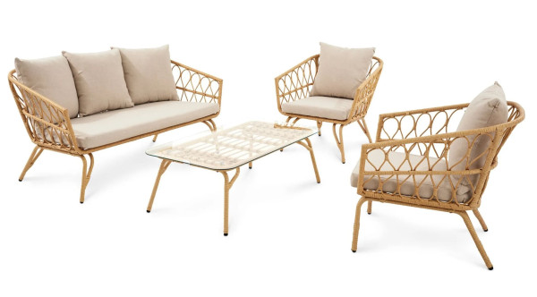 Комплект садовой мебели Di Volio Teramo Бежевый-9