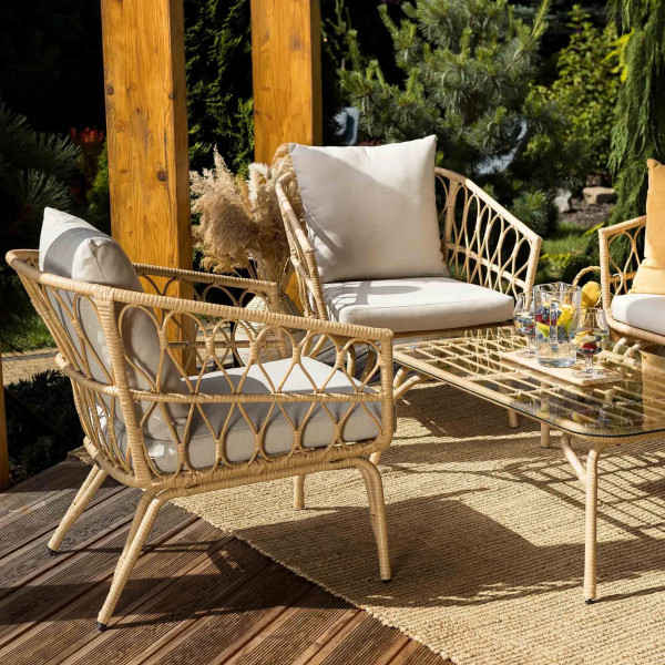 Комплект садовой мебели Di Volio Teramo Бежевый-6