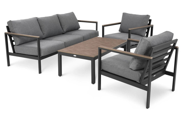 Комплект садовой мебели Di Volio Tivoli Серый/графит-6