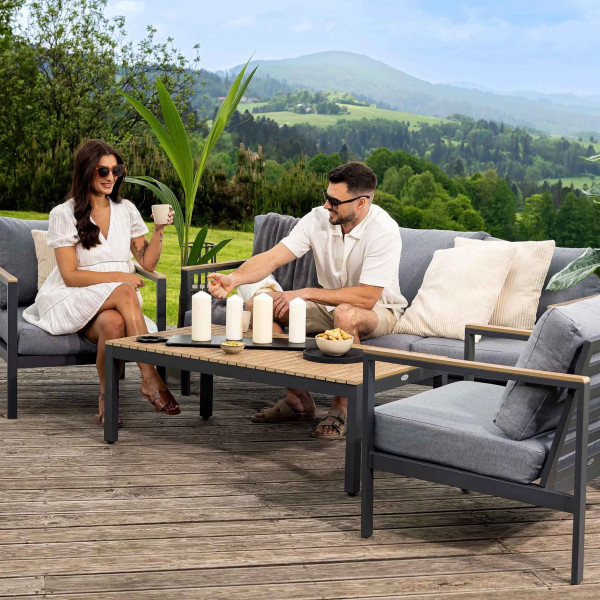 Комплект садовой мебели Di Volio Tivoli Серый/графит-1