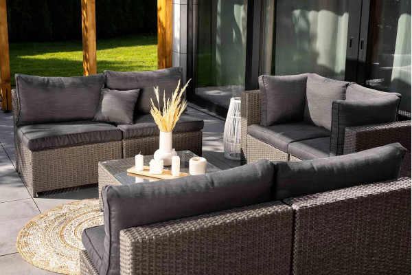 Модульный комплект садовой мебели Di Volio Torino Серый/графит-5