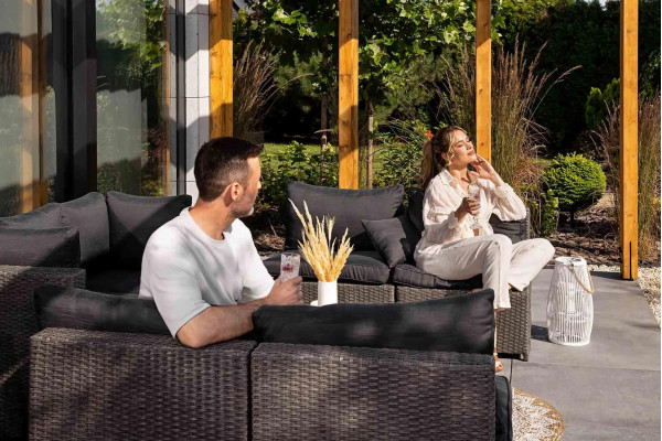 Модульный комплект садовой мебели Di Volio Torino Серый/графит-3