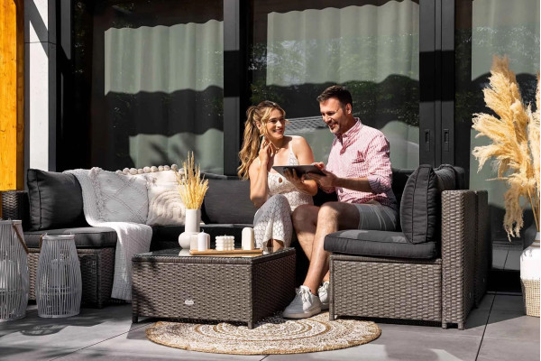 Модульный комплект садовой мебели Di Volio Torino Серый/графит-2