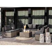 Модульний комплект садових меблів Di Volio Torino Сірий/графіт