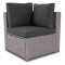 Модульный комплект садовой мебели Di Volio Torino Серый/графит-14-thumb