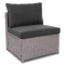 Модульный комплект садовой мебели Di Volio Torino Серый/графит-13-thumb
