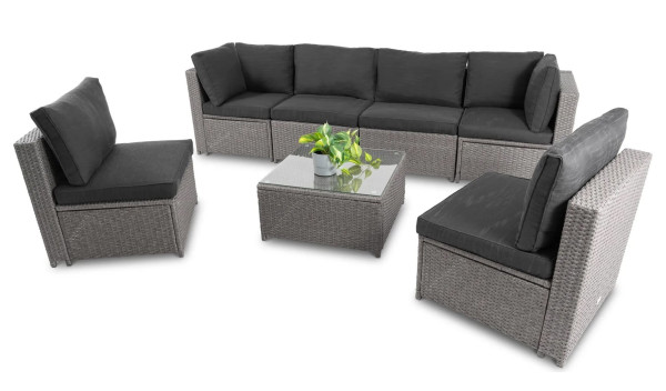 Модульный комплект садовой мебели Di Volio Torino Серый/графит-10