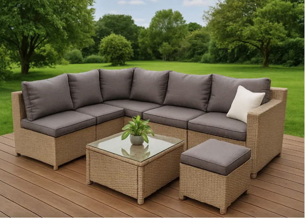 Модульный комплект садовой мебели Di Volio Torino Бежевый-0