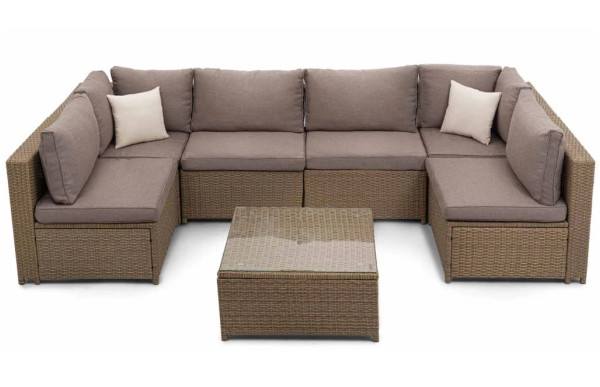 Модульный комплект садовой мебели Di Volio Torino Бежевый-5