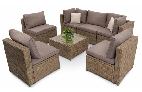 Модульный комплект садовой мебели Di Volio Torino Бежевый-6