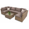 Модульный комплект садовой мебели Di Volio Torino Бежевый-3-thumb
