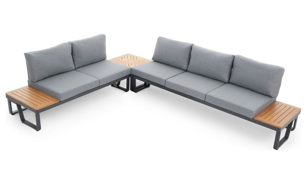 Модульний комплект садових меблів Di Volio Veledo Графіт-13