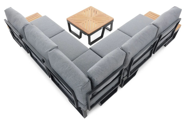 Модульний комплект садових меблів Di Volio Veledo Графіт-16