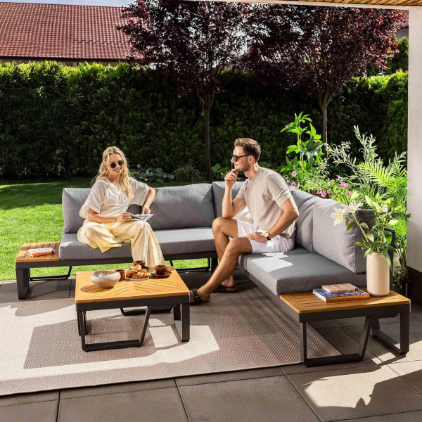 Модульний комплект садових меблів Di Volio Veledo Графіт-3