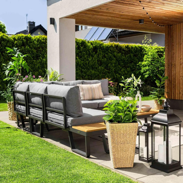 Модульний комплект садових меблів Di Volio Veledo Графіт-10