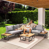Модульний комплект садових меблів Di Volio Veledo Графіт