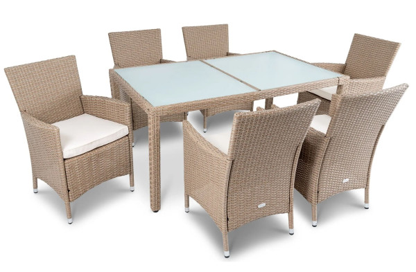 Комплект садовой мебели Di Volio VERONA 6+1 Бежевый-7