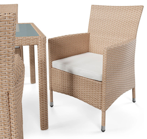 Комплект садовой мебели Di Volio VERONA 6+1 Бежевый-11